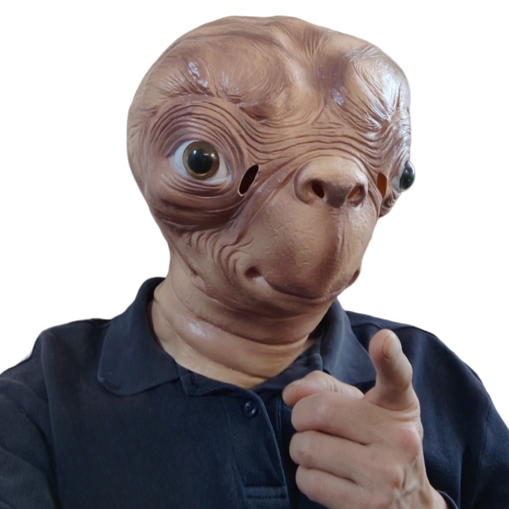 Latex Alien Mask Realistic - Topeng Alien ET dari Bahan Lateks
