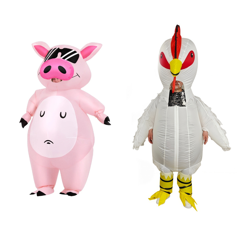 Kostum Tiup Babi Kartun Hewan, - Costumes ulasan dan harga