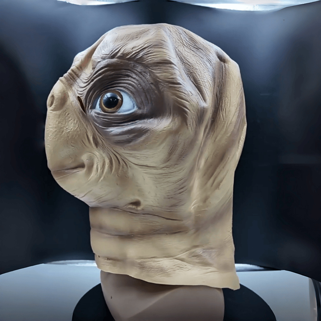 Topeng Alien ET dari Bahan Lat - Latex Alien Mask Realistic ulasan dan harga