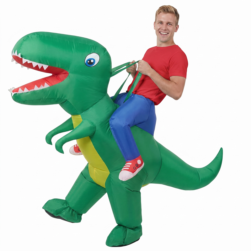 Kostum T-Rex Tiup untuk Dewasa - Inflatable Dinosaur Costume Adult ulasan dan harga