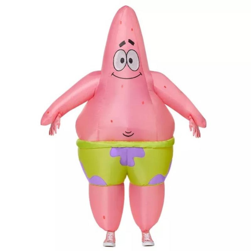 Kostum Tiup Spongebob Patrick  - Inflatable Dinosaur Costume Adult ulasan dan harga