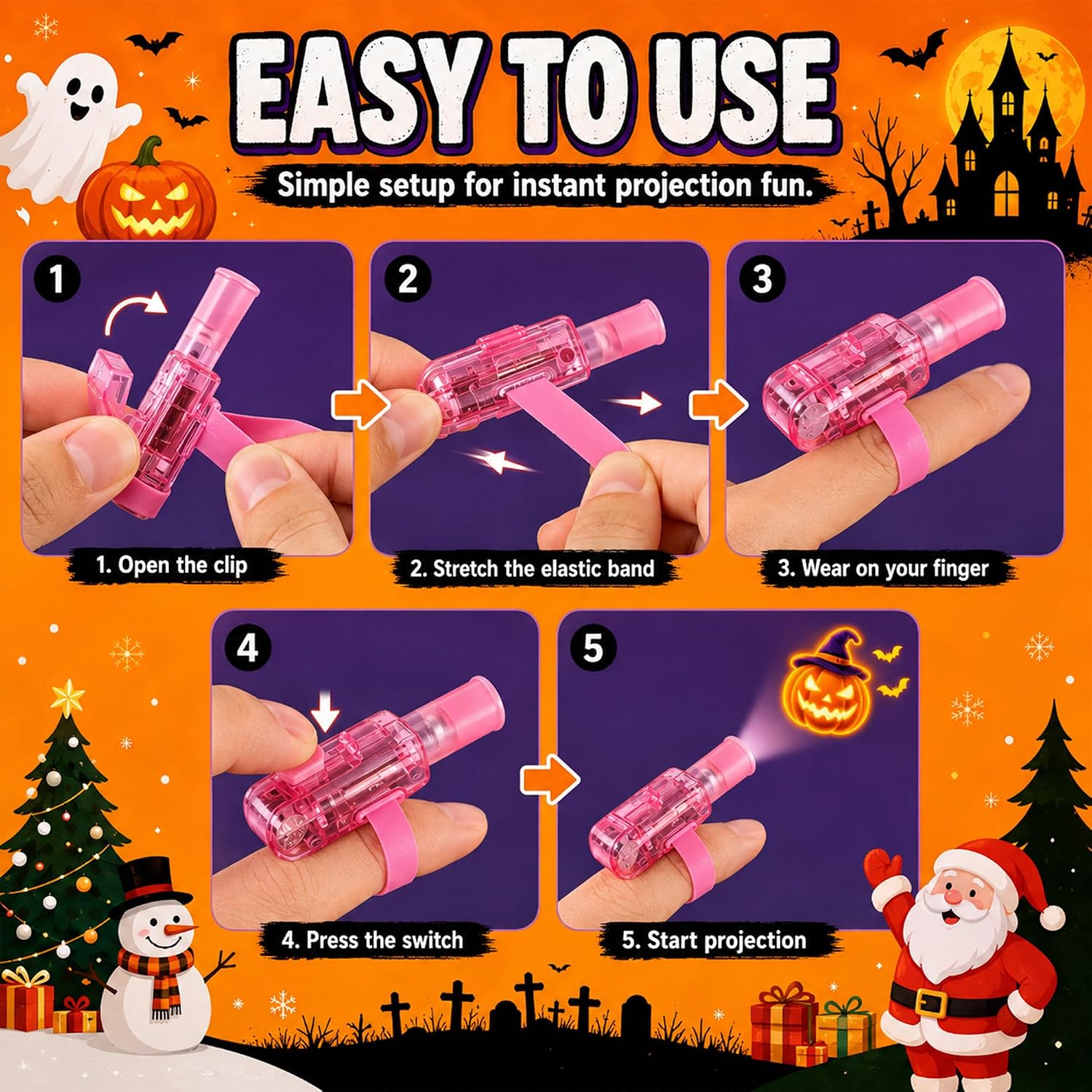 Lampu Jari Halloween, Lampu Pr - Glow In The Dark Party Glasses ulasan dan harga