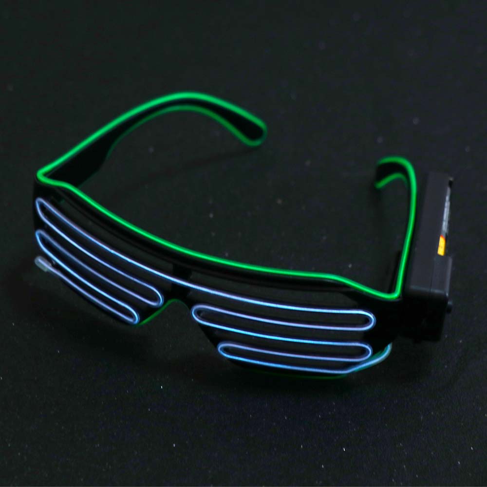 Kacamata LED Nirkabel Fashion, - Glow In The Dark Party Glasses ulasan dan harga