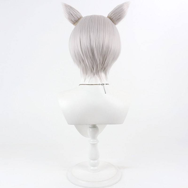 Wig Perak Cosplay Chainsmoker  - Anime Cosplay Wig Heat Resistant ulasan dan harga