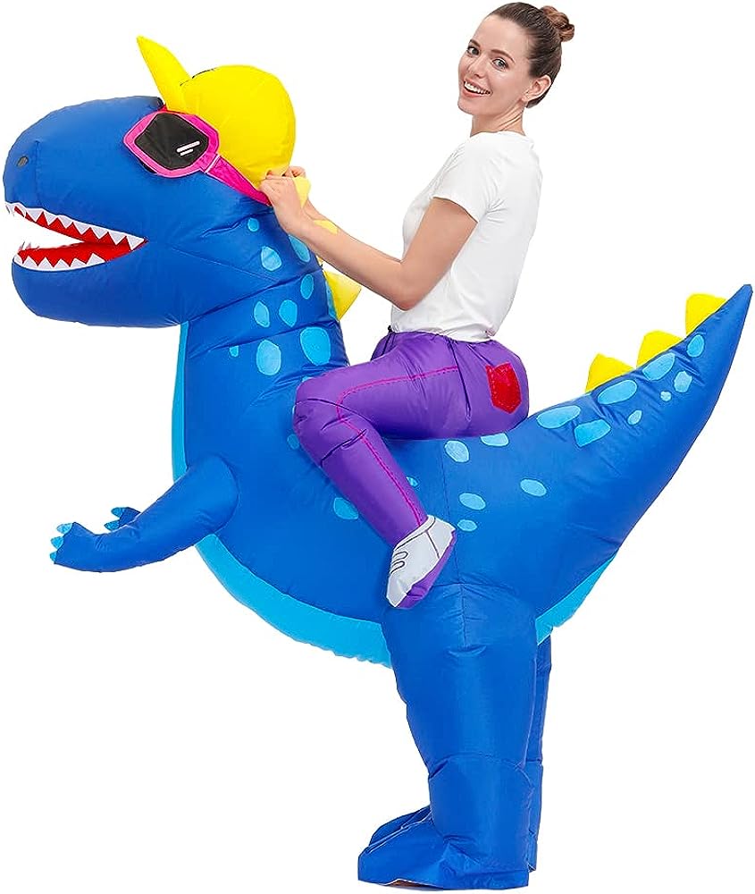 Kostum Dinosaurus Tiup untuk D - Inflatable Dinosaur Costume Adult ulasan dan harga