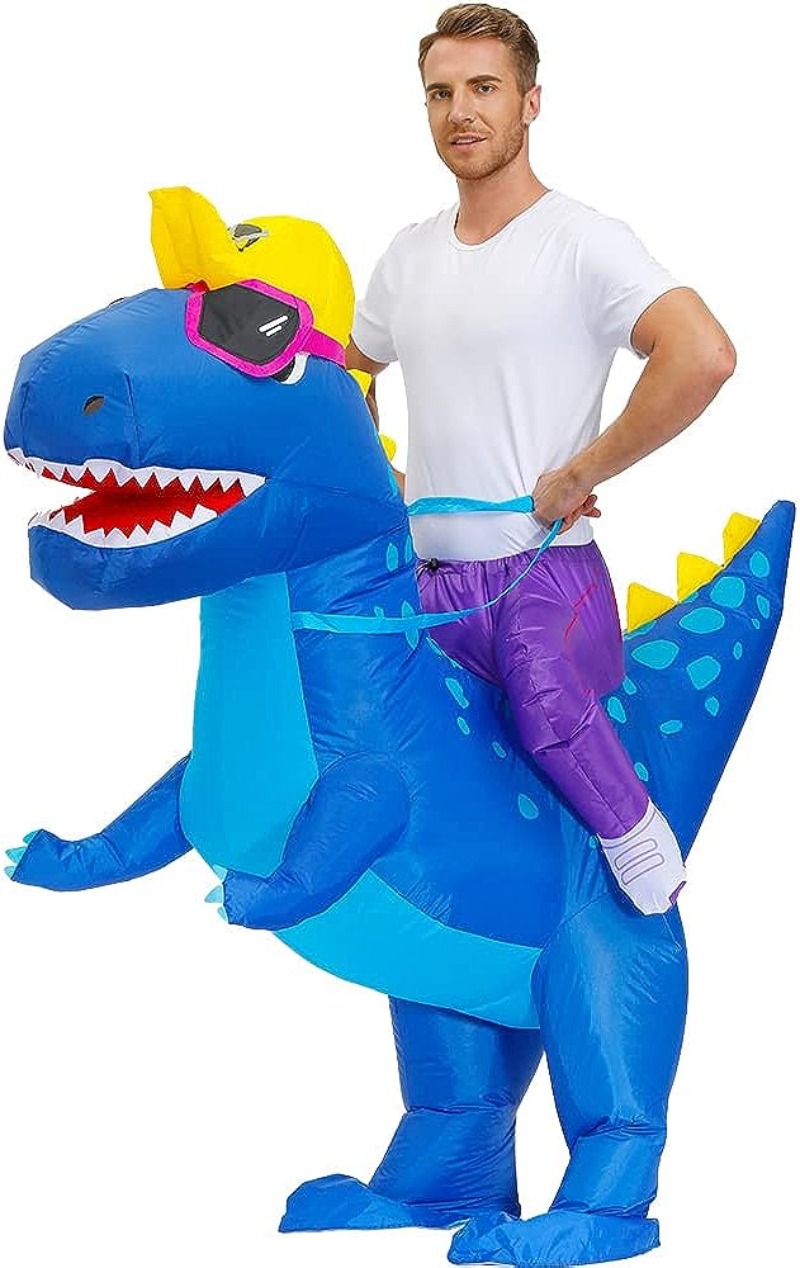 Kostum Dinosaurus Tiup untuk D - Inflatable Dinosaur Costume Adult ulasan dan harga